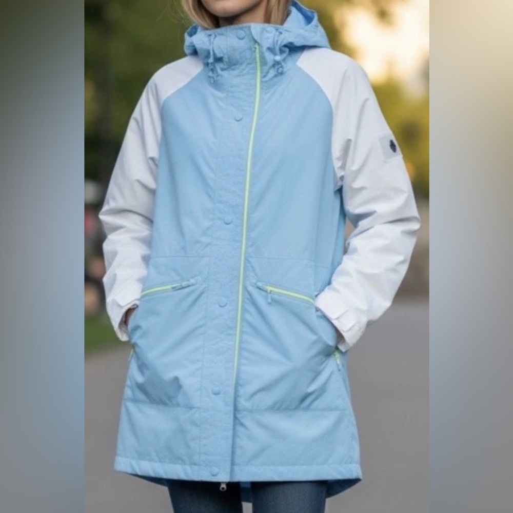 NWOT | Free People FP Movement | Singin' In The Rain Packable Jacket | Baby Blue